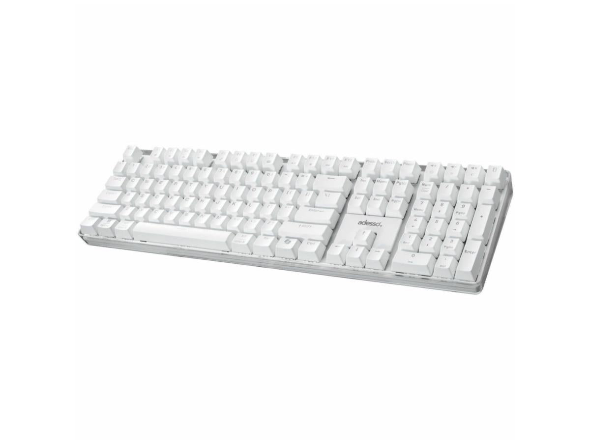 Adesso AKB-680Uw - Clavier mécanique rétroéclairé multi-touches avec pavé numérique