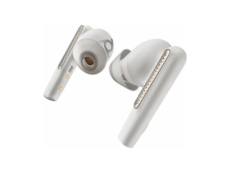 Hp Poly Voyager Free 60 Uc White Sand Earbuds +Bt700 Usb-C Adapter