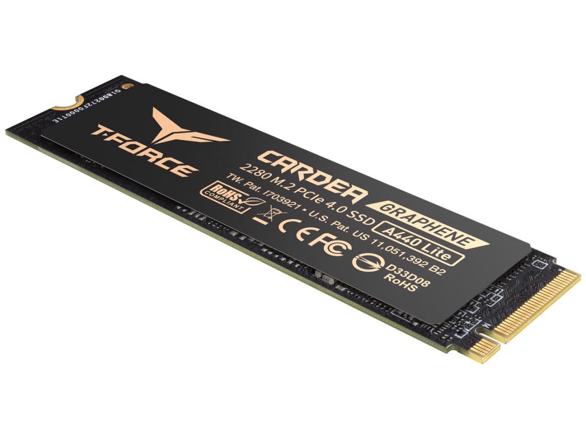 Unidad de estado sólido T-Force M.2-2280 PCI-E Gen4X4 A440 Lite de 2 TB con 3 ranuras para tarjeta gráfica