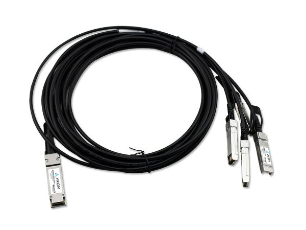 Axiom 100Gbase-Cr4 Qsfp28 vers 4 Sfp28 DAC passif compatible Mellanox