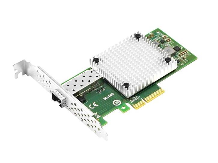 Tarjeta de interfaz de red Axiom de 10 Gbps con puerto único SFP+ PCIe X4 - Pcie24-1Sfpp-Ax
