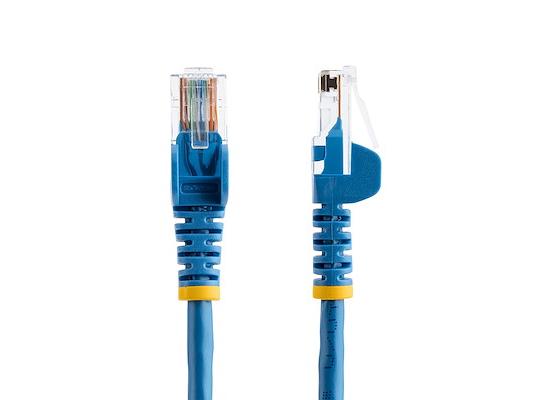 Cable de conexión sin enganches Startech.Com Cat5E/Cat5 azul de 5 m - Patc