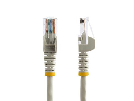 Cable de conexión sin enganches Startech.Com Cat5E/Cat5 gris de 5 m - Patc