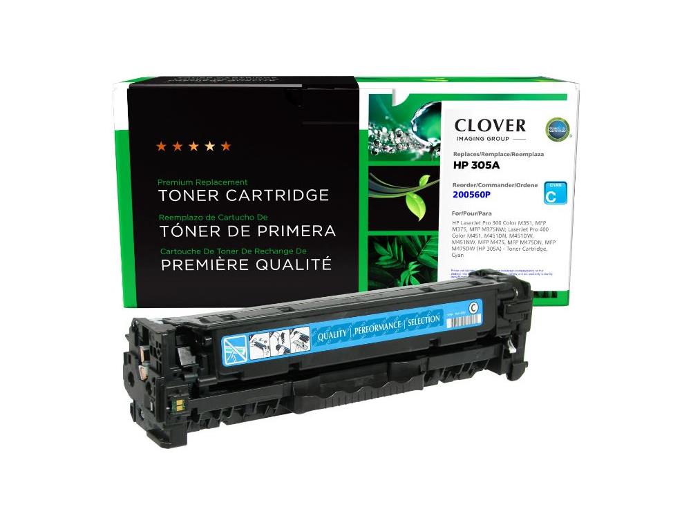 Clover Imaging Remanufactured Cyan Toner Cartridge Alternative For