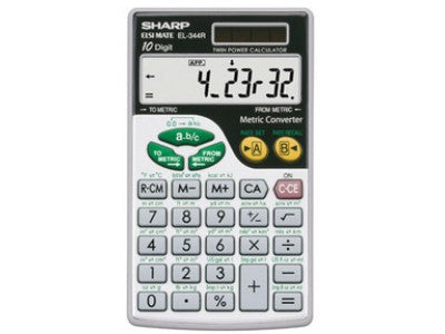 Sharp El344Rb 44 conversions métriques et conversions de couleurs différentes