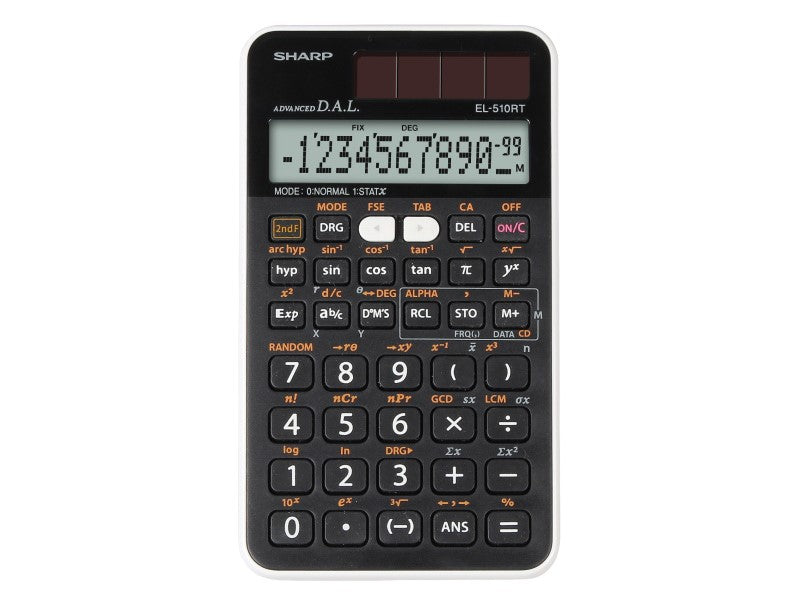 Calculatrice scientifique Sharp El510Rtb à 10 chiffres avec 169 fonctions