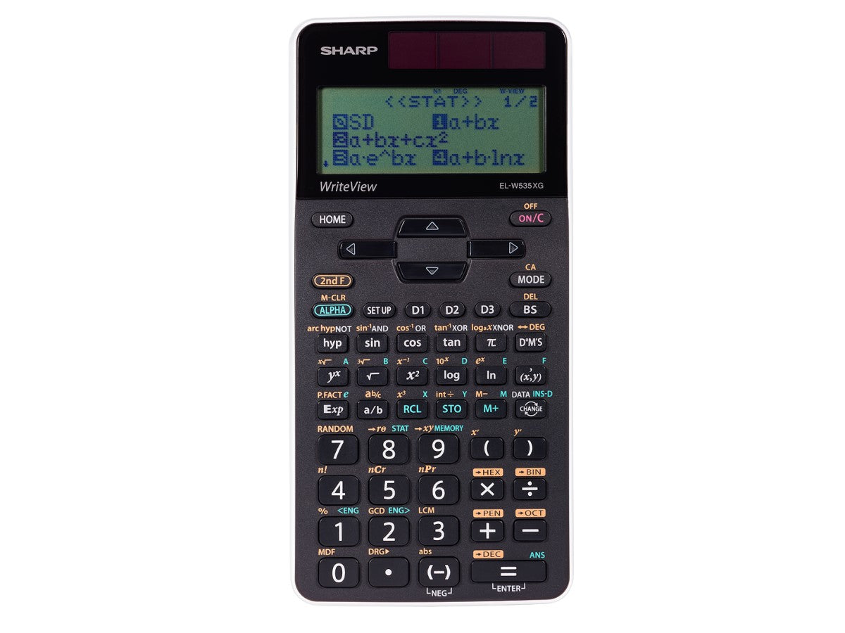 Calculadora científica grande Sharp Elw535Xgbwh de 16 dígitos con 422 funciones