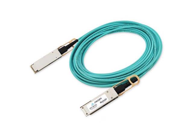 Cable óptico activo Axiom 200Gbase-Aoc Qsfp-Dd a 2 Qsfp28 HP/Aru
