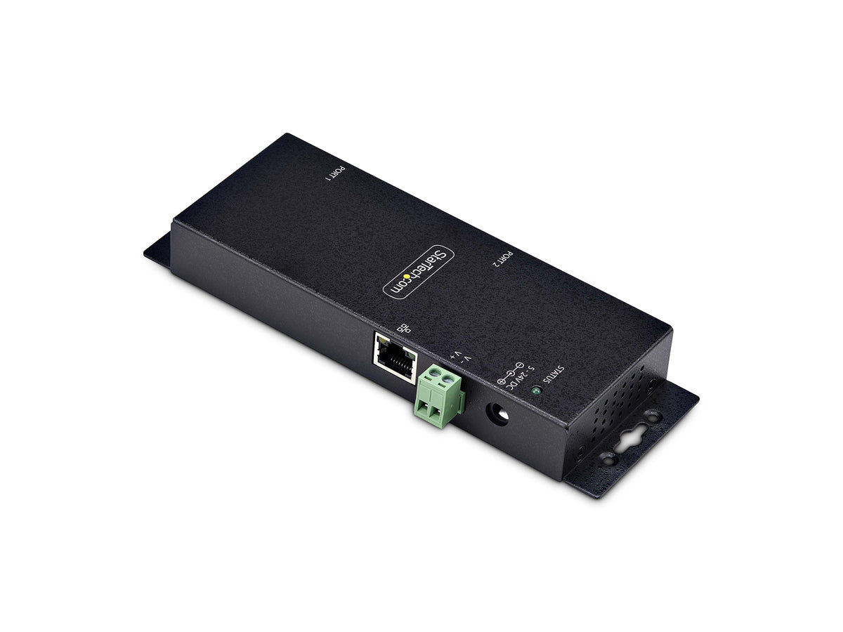 Adaptador serie a Ethernet de 2 puertos Startech, dispositivo serie IP