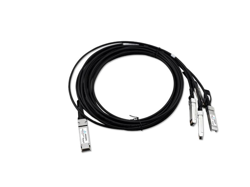 Axiom 100Gbase-Cr4 Qsfp28 vers 4 Sfp28 DAC passif compatible Fortinet