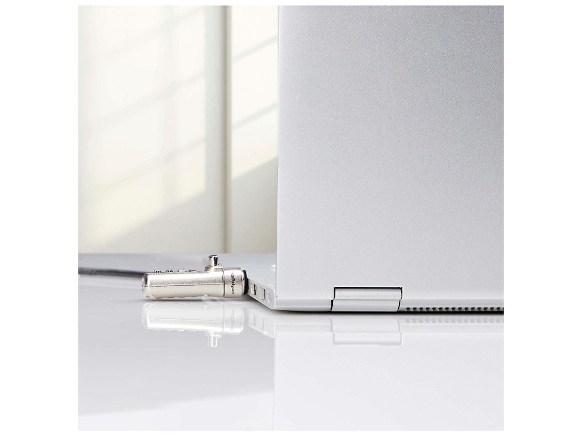 Startech Slim Lock Nano Slot Compatible, Cable de bloqueo de 6,6 pies (2 m),