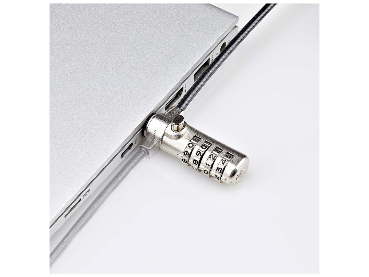 Startech Slim Lock compatible con ranura K, cable de bloqueo de 6,6 pies (2 m), De