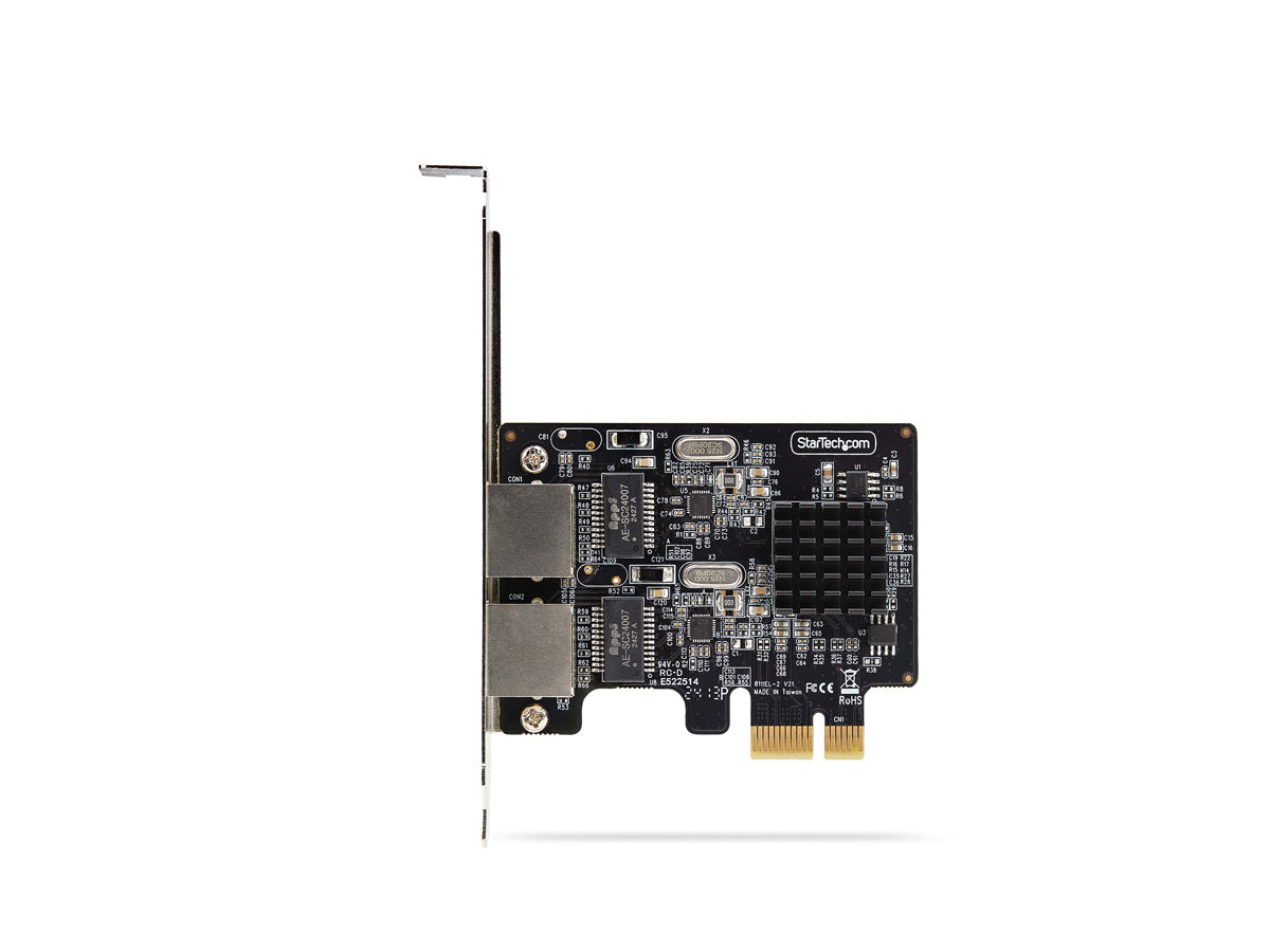 Tarjeta adaptadora de red PCIe Gigabit de 2 puertos Startech, 10/100/1000 Mbps