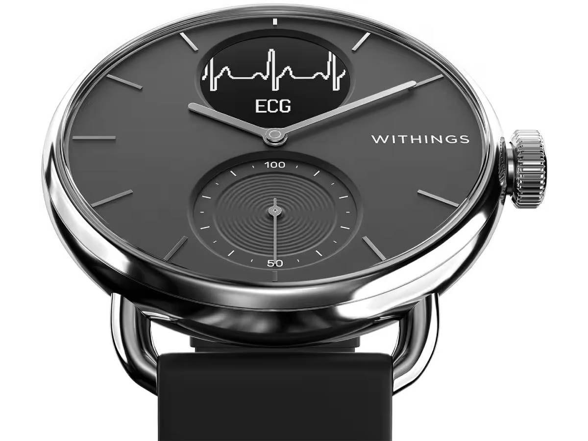 Withings - Scanwatch Vitals - 42 mm - Noir/Argent