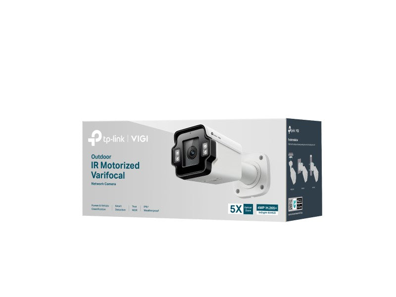 Caméra réseau Bullet motorisée infrarouge varifocale extérieure 4 Mpx Tp-Link S