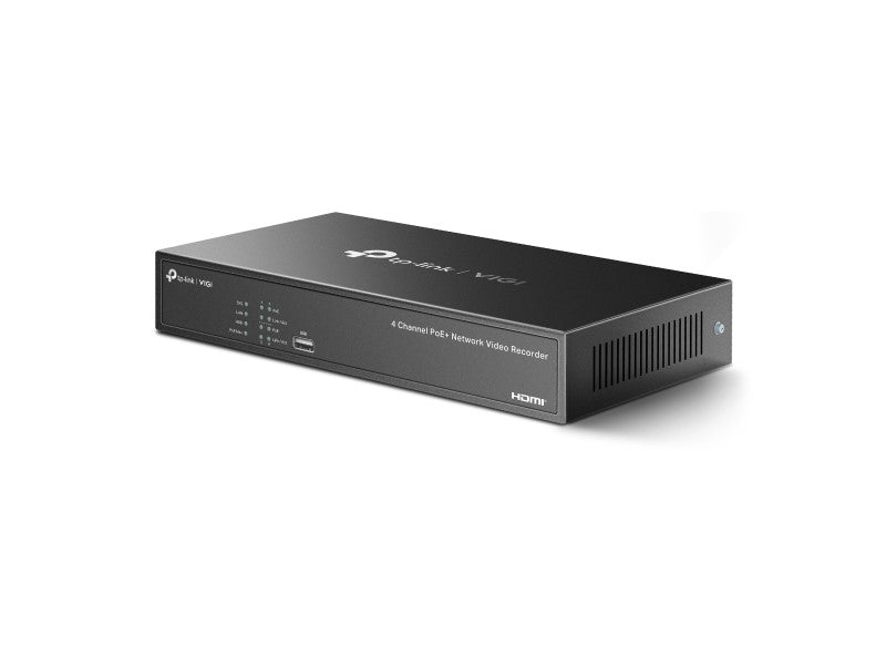 Grabador de vídeo en red PoE de 4 canales Tp-Link. Especificaciones: H.265+/H.265/H.2