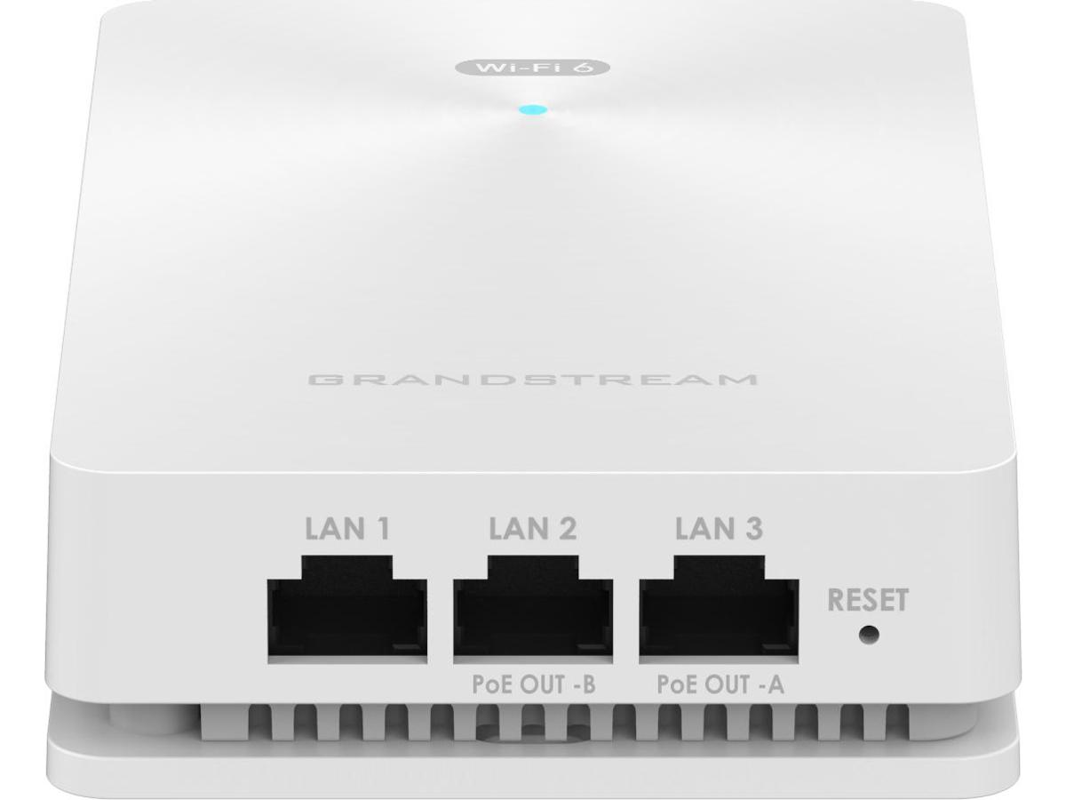 Grandstream 2X2 802.11Ax Ax3000 Wi-Fi 6 In-Wall Ap