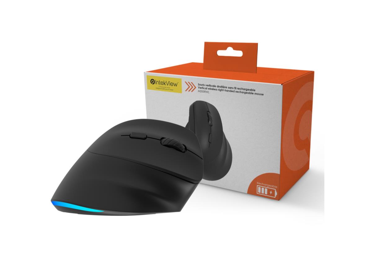 Nu-Tone Vertical Mouse Intekview Bt + 2.4G Wireless
