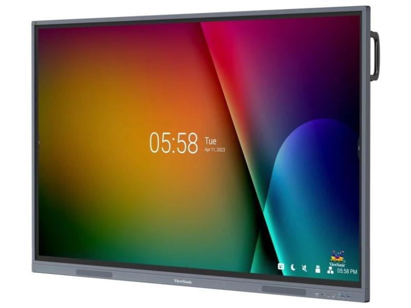 Panel plano interactivo 4K Viewsonic Viewboard Ifp33 Series de 65 pulgadas, 3