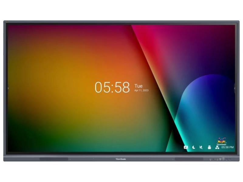 Panel plano interactivo 4K Viewsonic Viewboard Ifp33 Series de 65 pulgadas, 3