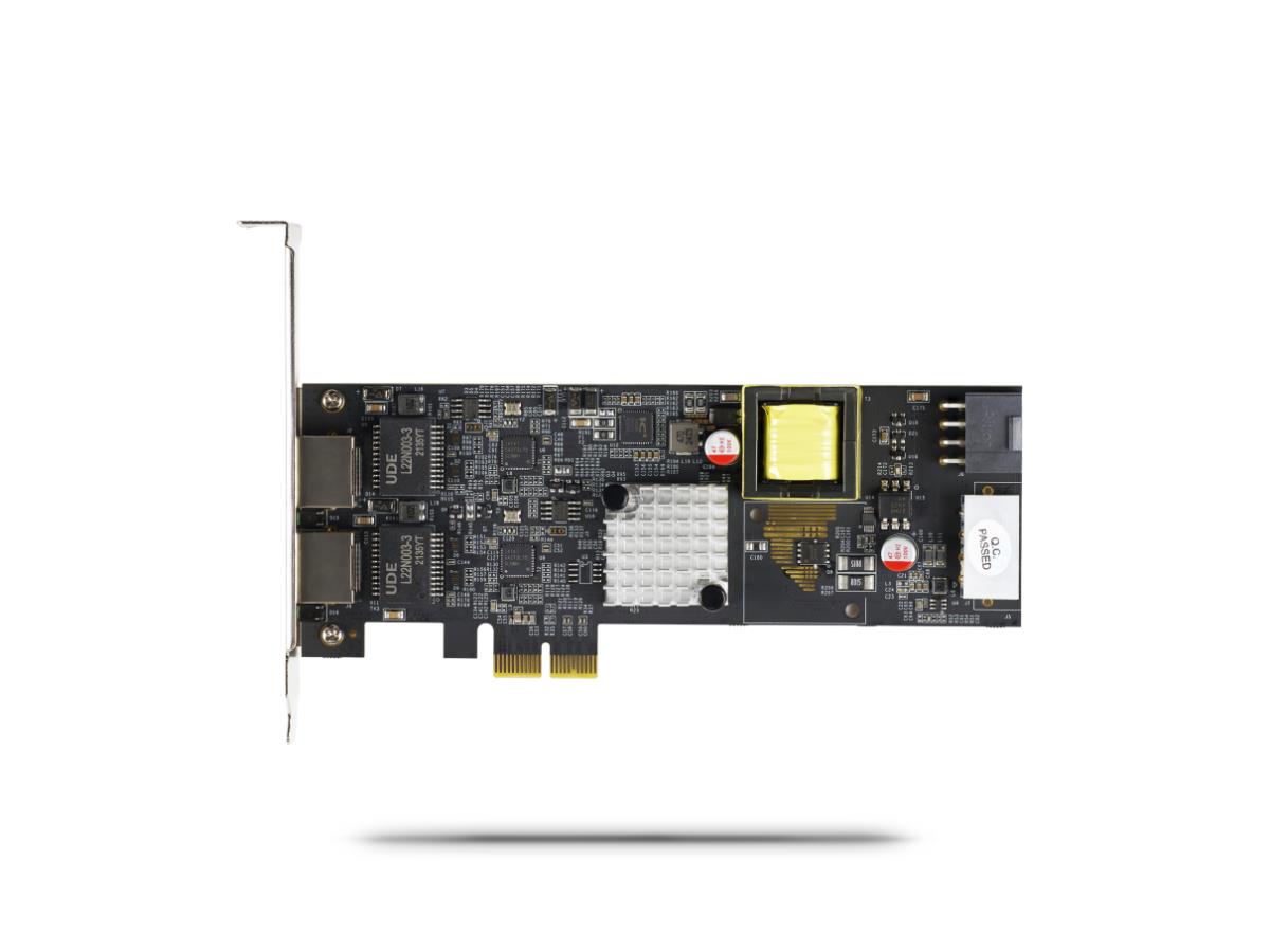 Tarjeta de red PoE Nbase-T de 2 puertos y 2,5 Gbps de Startech, Intel I225 dual
