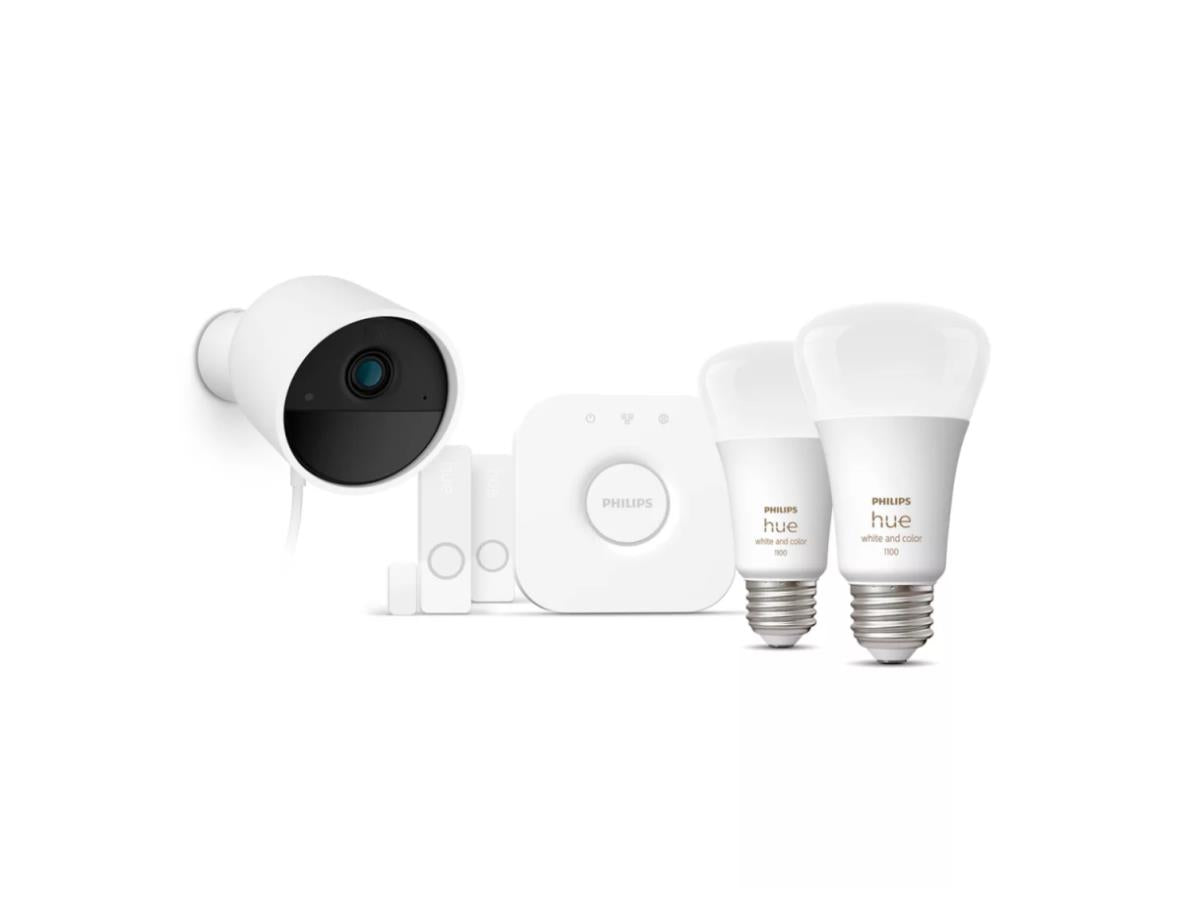 Kit d'ampoules connectées Signify Hue Secure Camera WCA E26