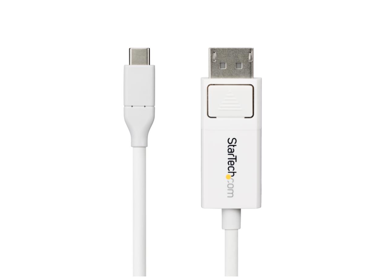 Cable USB-C a DisplayPort 1.2 Startech de 2 m (6,6 pies) 4K 60 Hz, compatible con todos los dispositivos USB-C.
