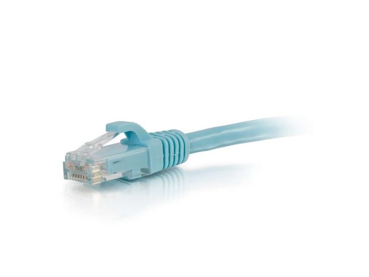 C2G 7Ft Cat6A Snagless Utp Cable-Aqua