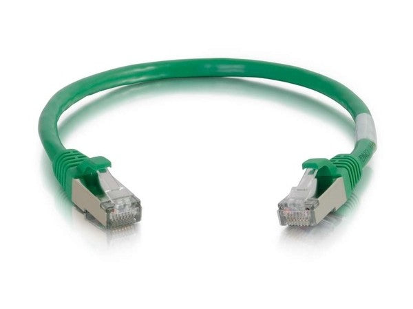 C2G 3Ft Cat6 Ethernet Cable - Snagless Shielded (Stp) - Green - Pa