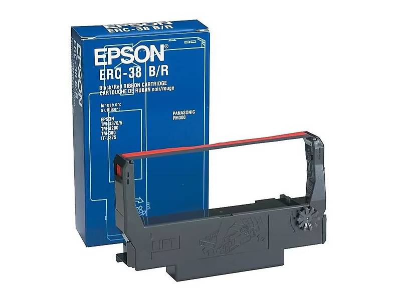 Ruban F/Erc-38, paquet de 10, noir/rouge (kit) (kit)