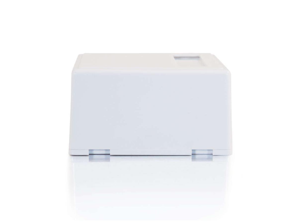 C2G Keystone Surface Mt Box 2-Port Wht