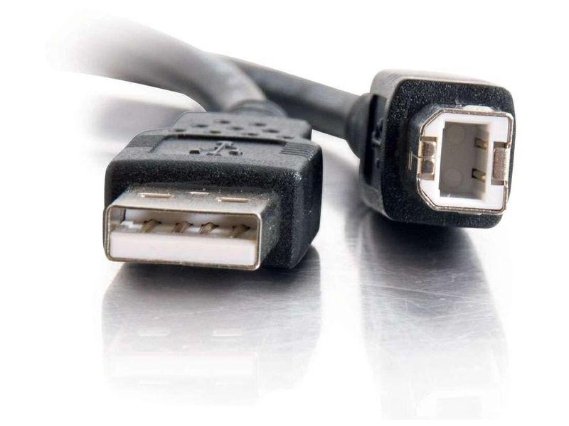 C2G 6.6Ft Usb A To Usb B Cable - Usb A To B Cable - Usb 2.0 - Blac