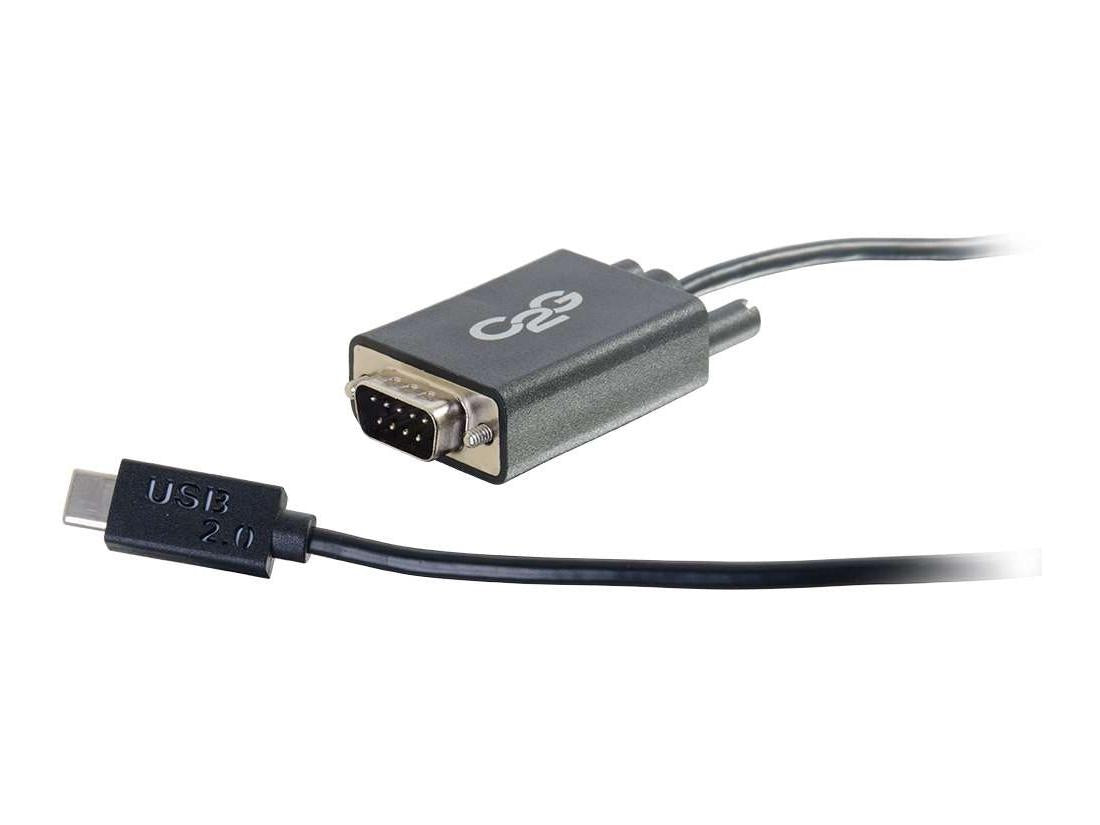 Câble adaptateur USB-C vers DB9 série RS232 C2G
