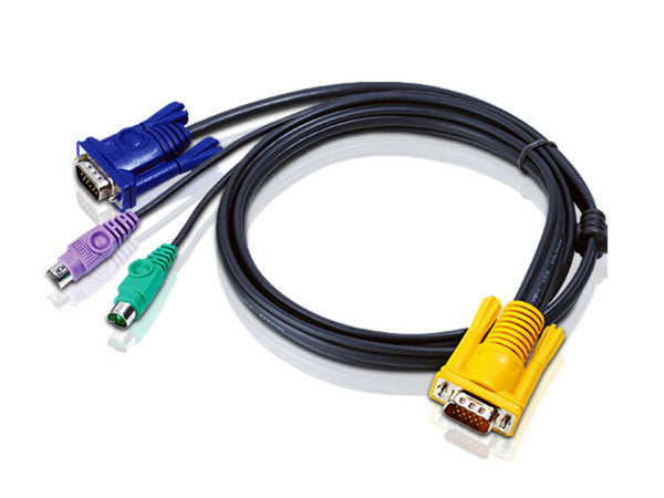 Câble KVM PS2 20 pieds SPHHD15 T/Vga et PS2