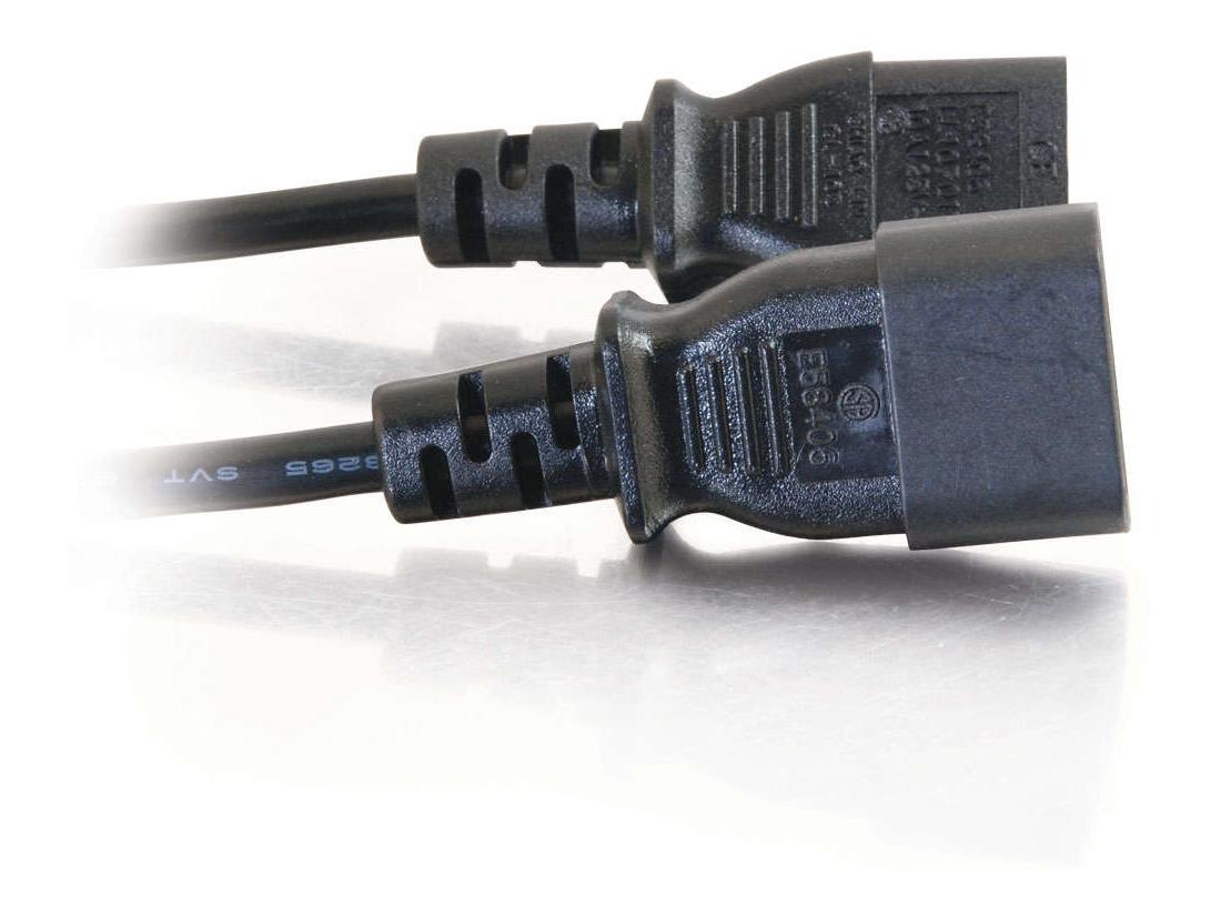 Cable de extensión de alimentación C2G de 10 pies, C13-C14, calibre 14