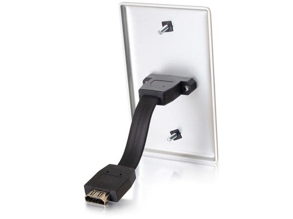 Plaque murale HDMI C2G - Simple - Plaque de montage