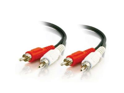 Cable de audio estéreo RCA rojo y blanco C2G de 1,8 m