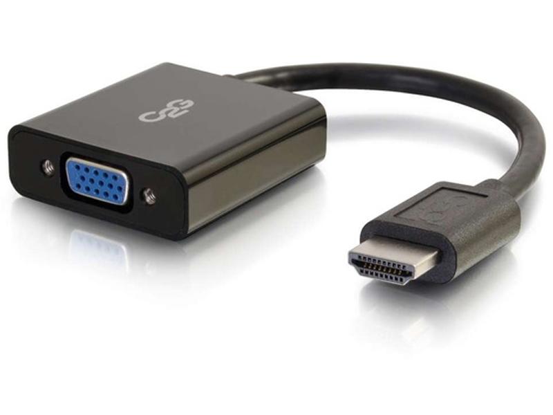 Adaptateur convertisseur HDMI vers VGA C2G noir