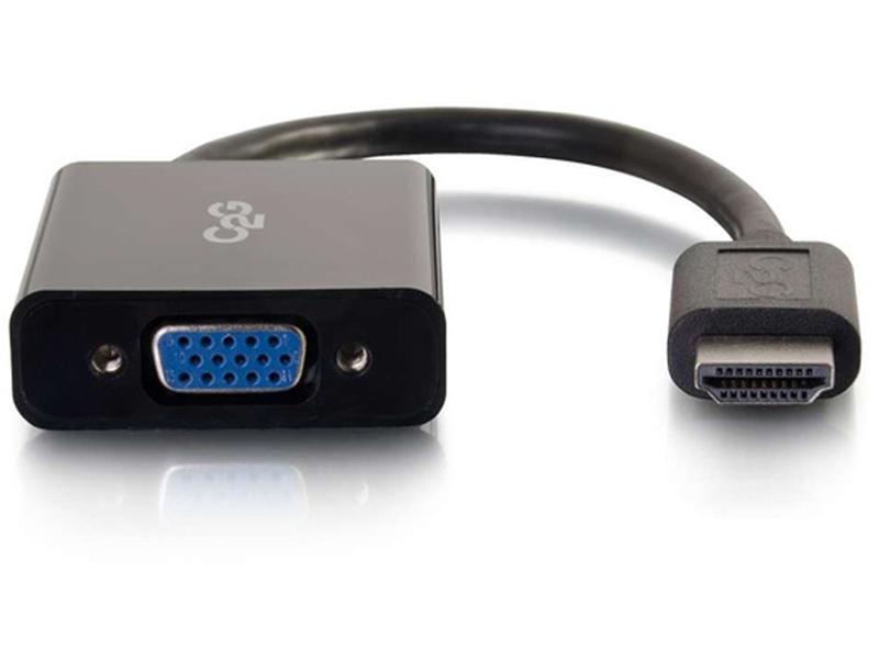 Adaptateur convertisseur HDMI vers VGA C2G noir