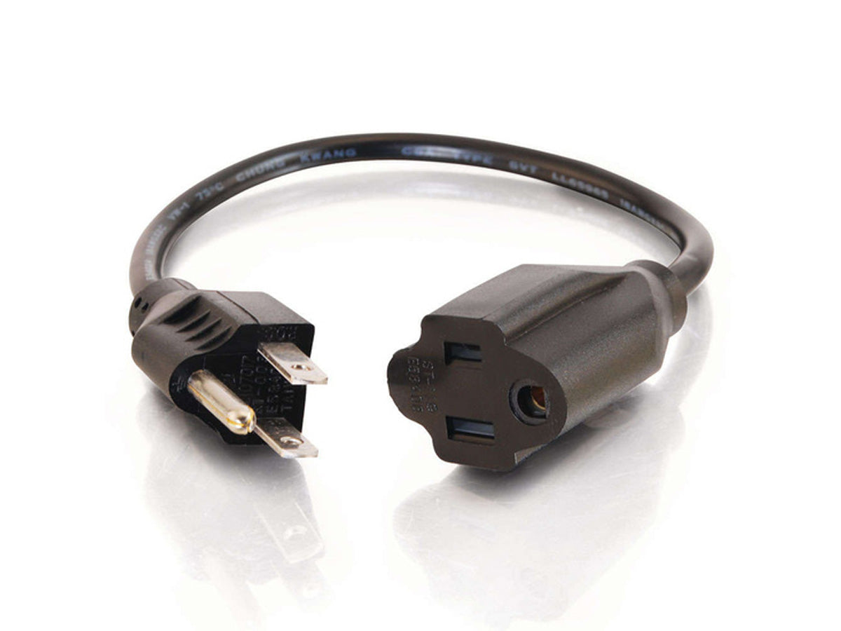 Rallonge d'alimentation C2G 25 pi avec économiseur de prise