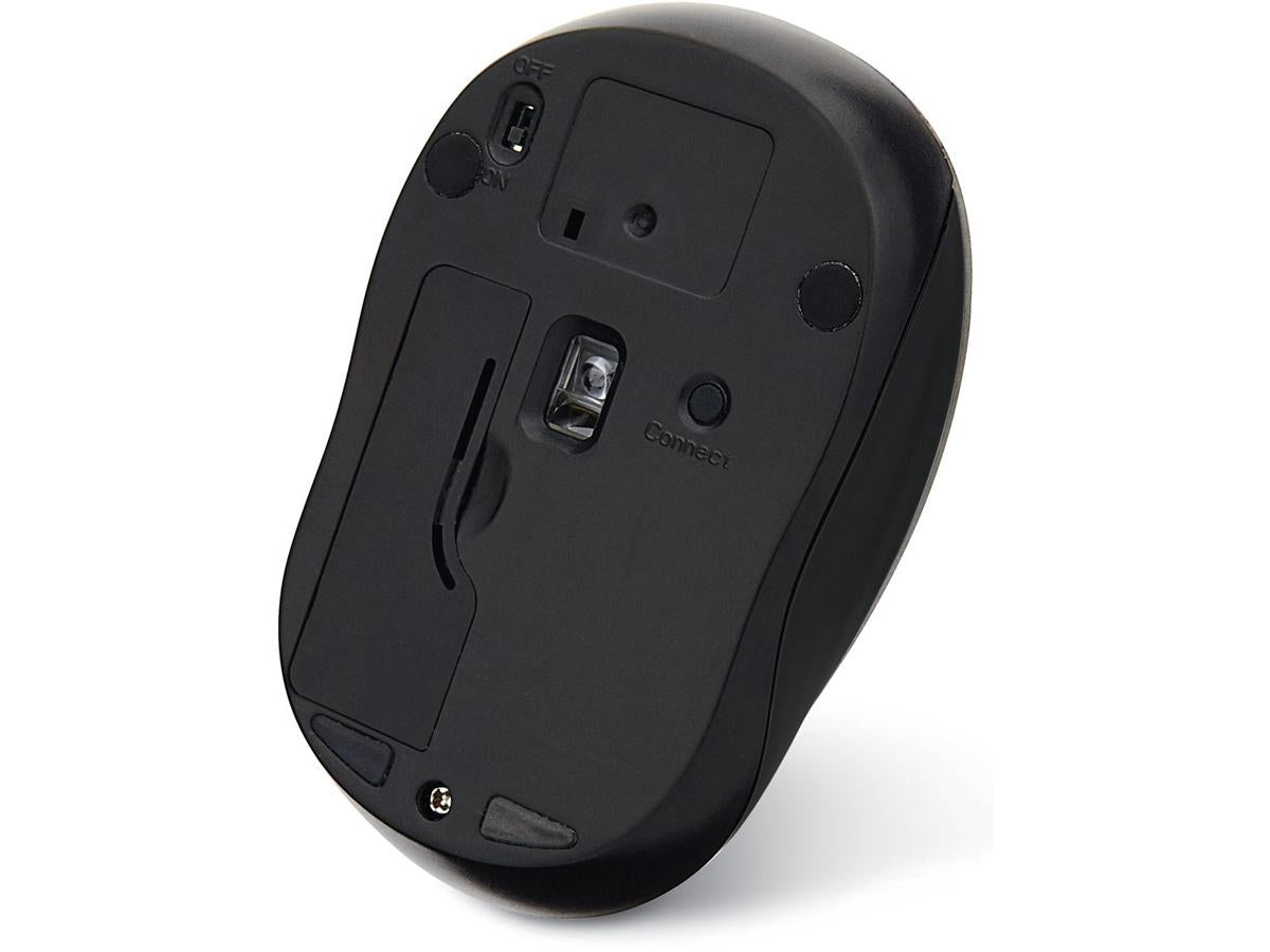 Souris sans fil silencieuse à LED bleue - Graphite
