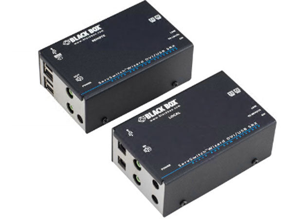 Black Box Corp DVI-D, double tête, extension KVM USB