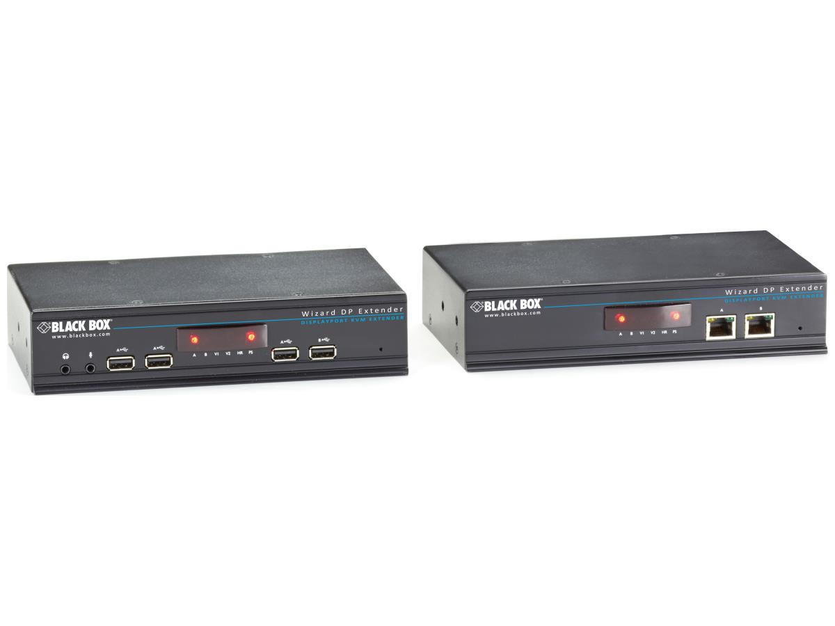 Black Box Corp Catx Extender Display Port ++ W/Usb 2.0