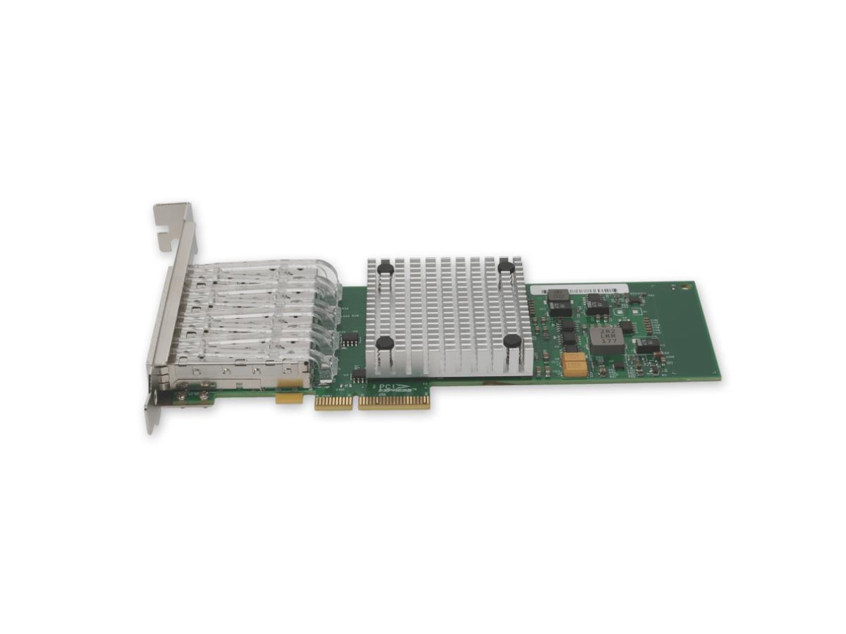 Tarjeta de red PCIe X8 SFP+ cuádruple de 10 Gbps adicional