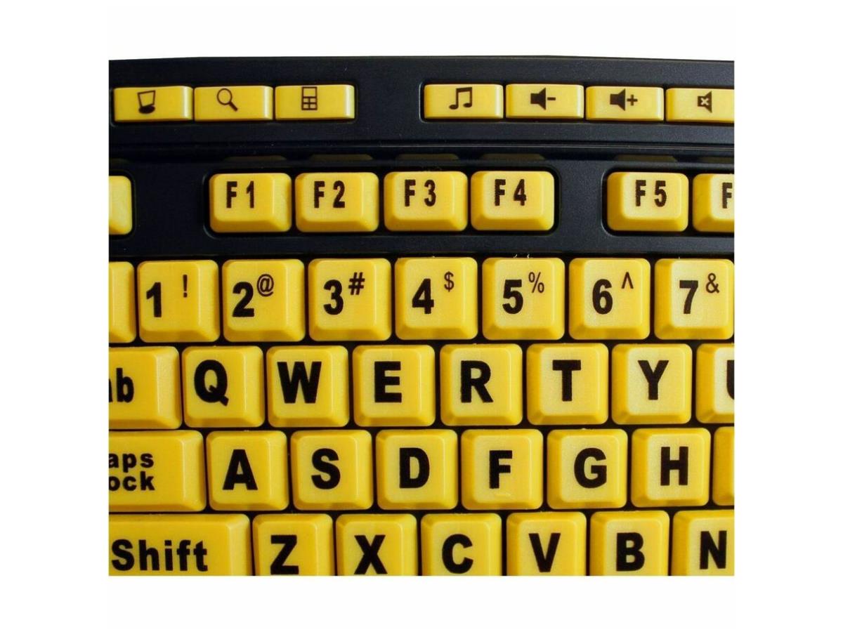 Clavier fluorescent à contraste élevé 122 touches