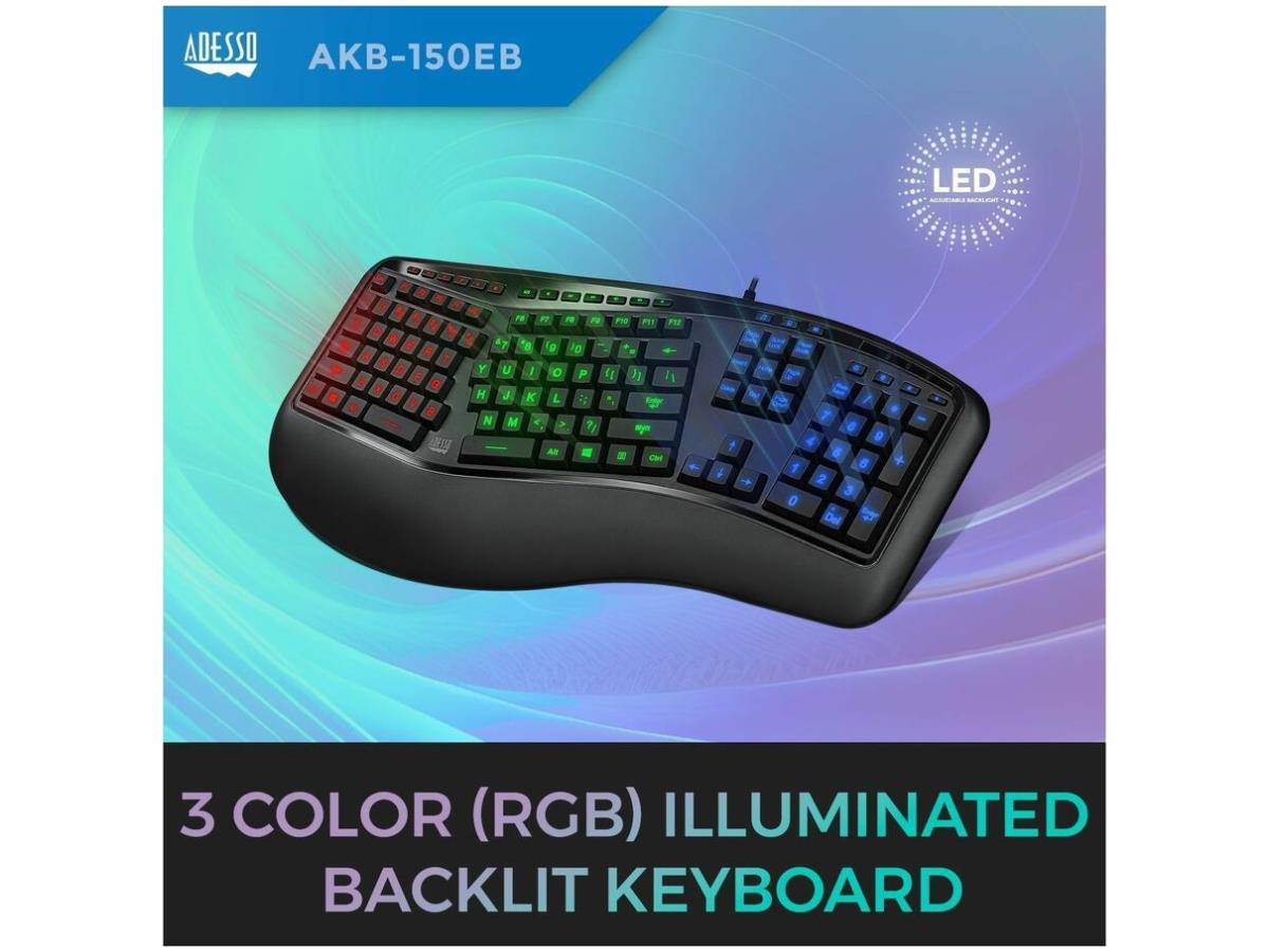 Clavier ergonomique Kybd 20 touches de raccourci USB noir