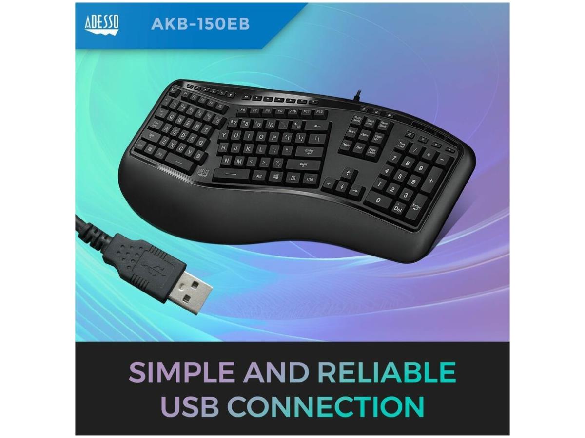 Clavier ergonomique Kybd 20 touches de raccourci USB noir