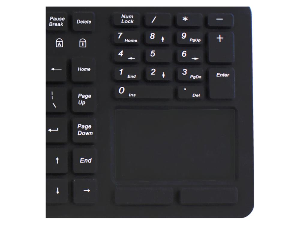 Pavé tactile USB étanche en silicone