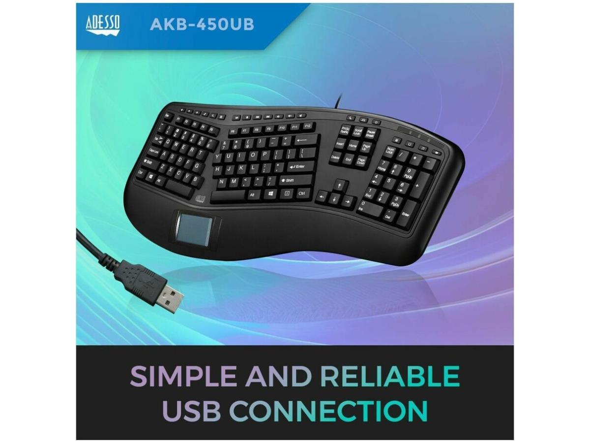 Clé USB Adesso, raccourci clavier, connecteur USB noir