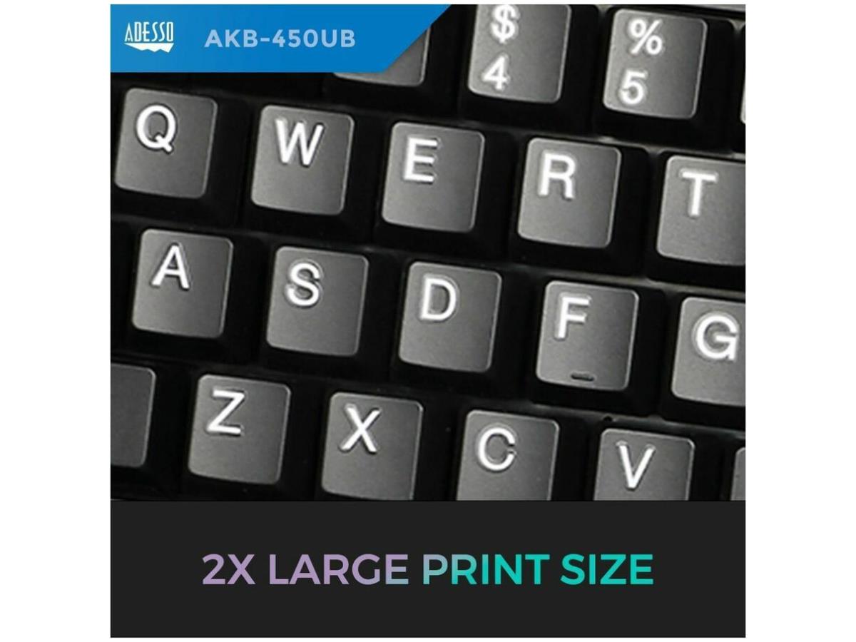 Clé USB Adesso, raccourci clavier, connecteur USB noir